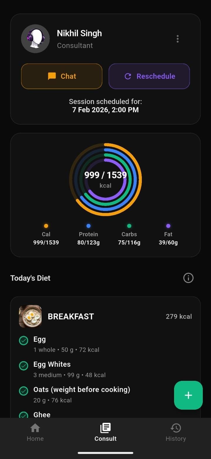 Reschedule and progress tracker